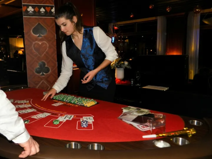Taula de blackjack en un esdeveniment (3)