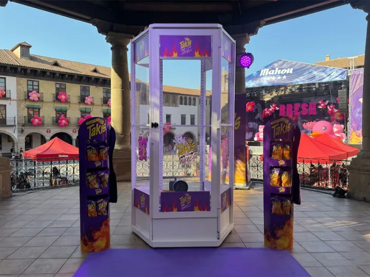 Cabina de viento en un evento (1)
