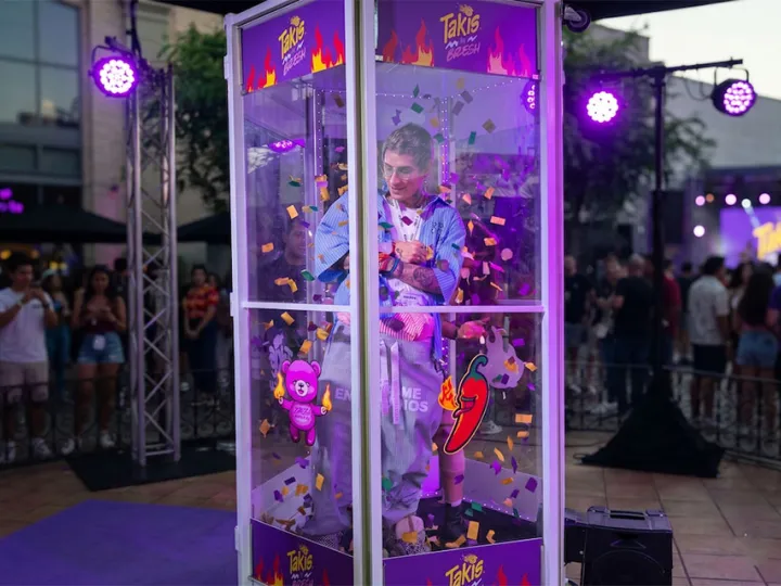 Cabina de viento en un evento (3)