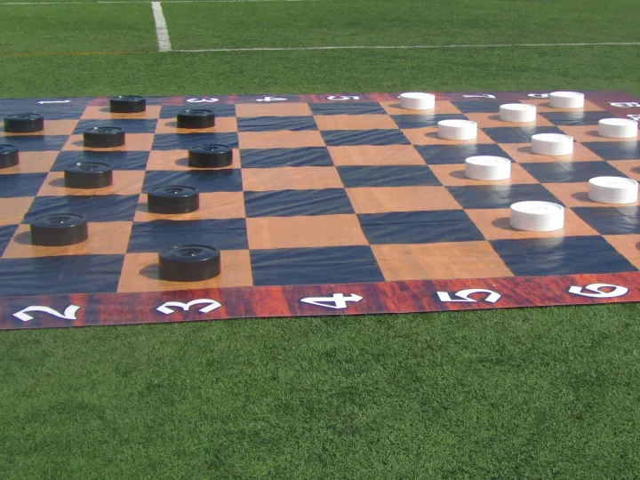 Giant draughts at an event (2)