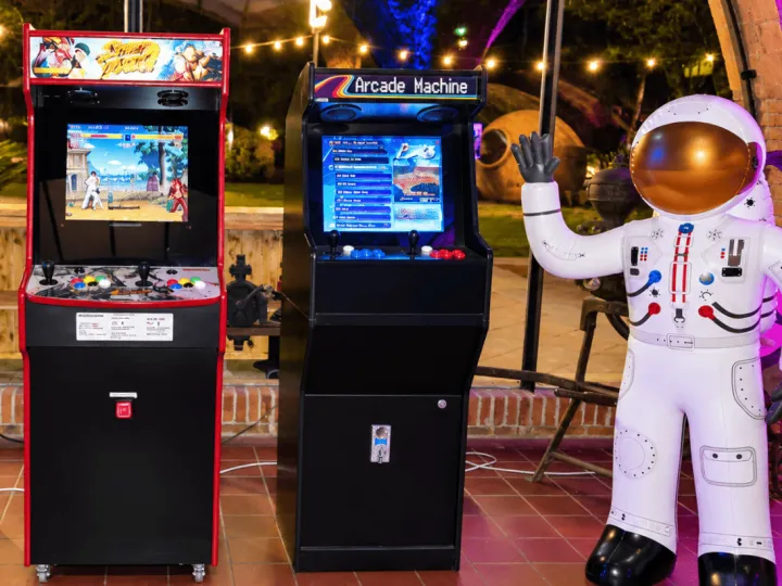 Máquinas arcade en un evento (1)