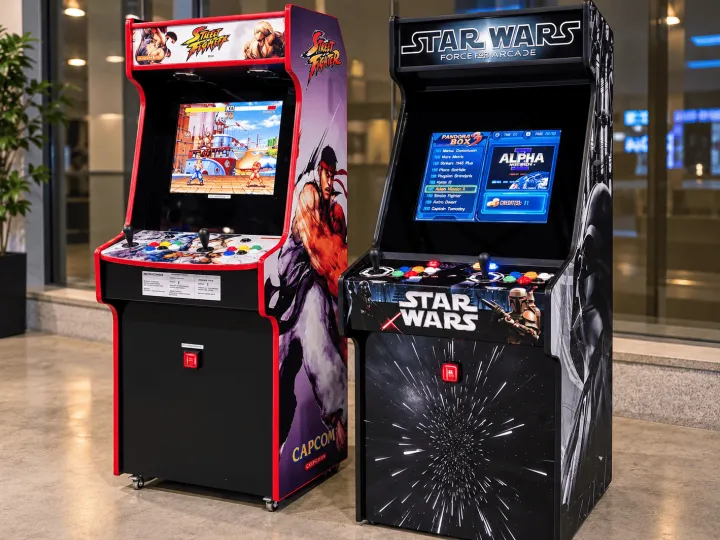 Máquinas arcade en un evento (5)