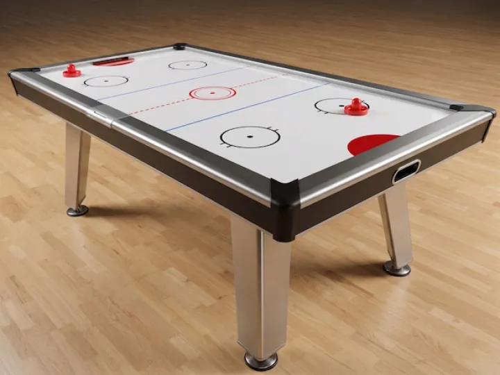 Mesa de air hockey en un evento (1)