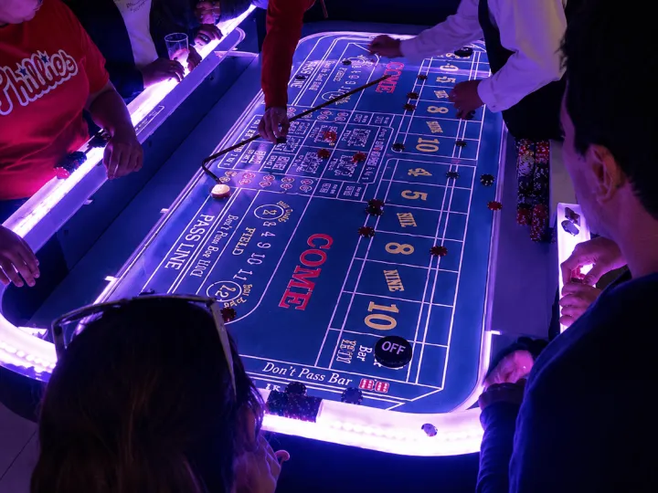 Taules de casino LED en un esdeveniment (3)