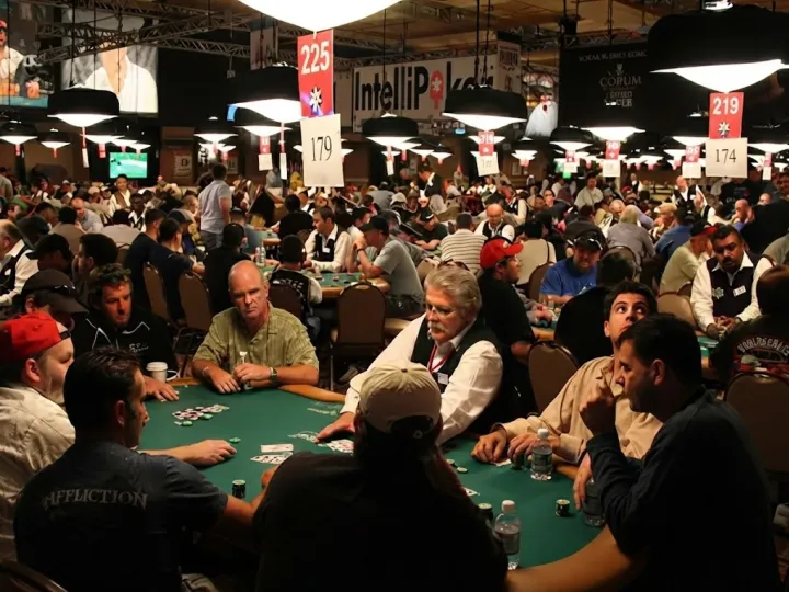 Corporate poker tournament at an event (2)