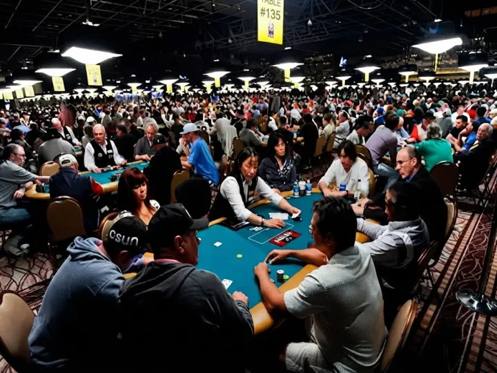Corporate poker tournament at an event (3)