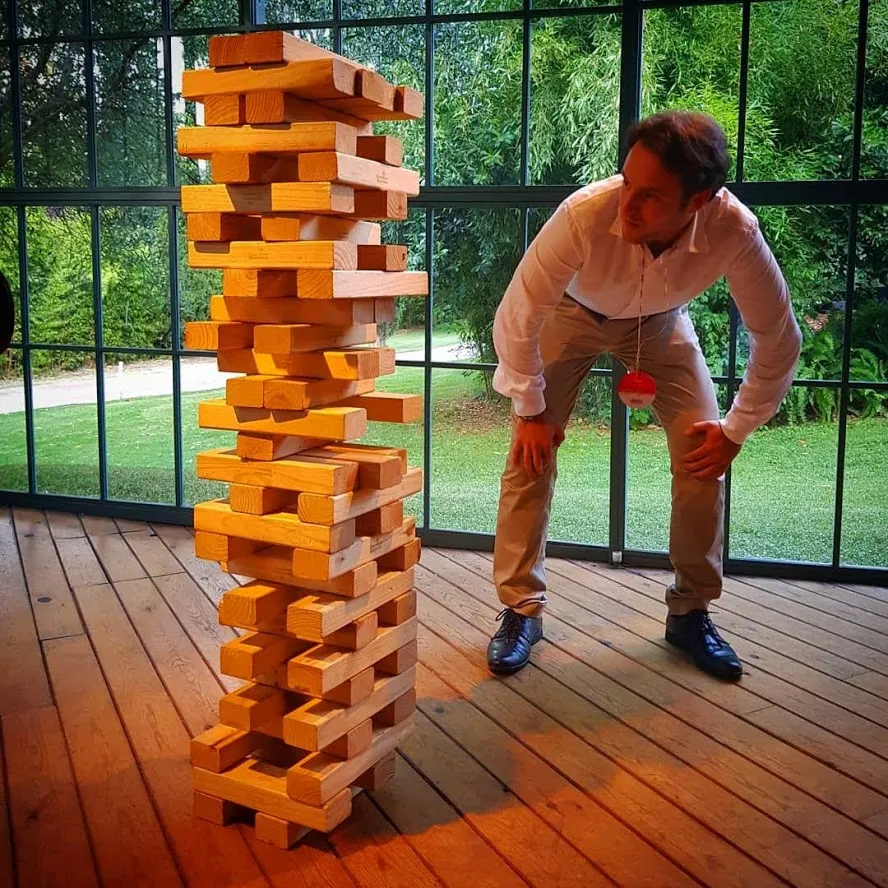 Giant Jenga for trade shows and events