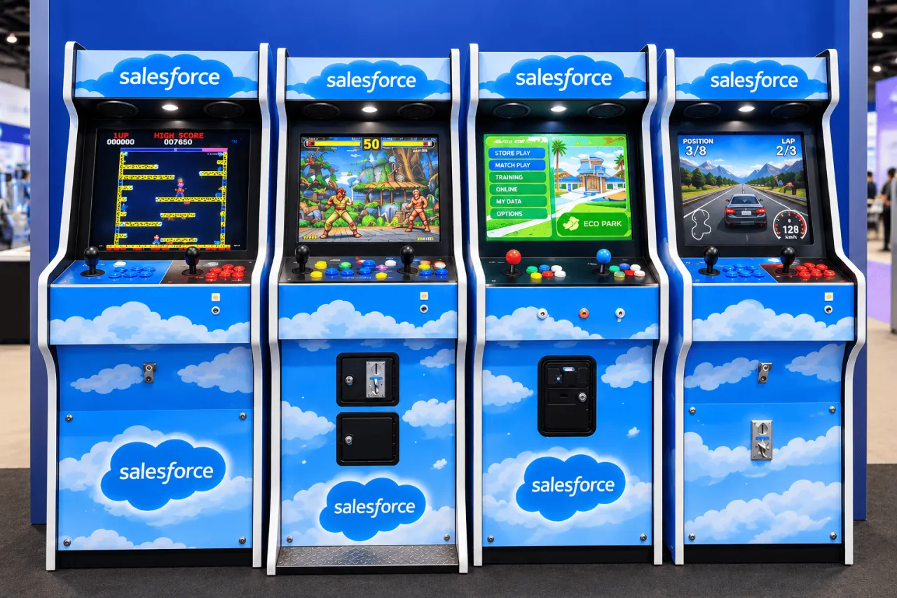 Màquines arcade en un esdeveniment (7)