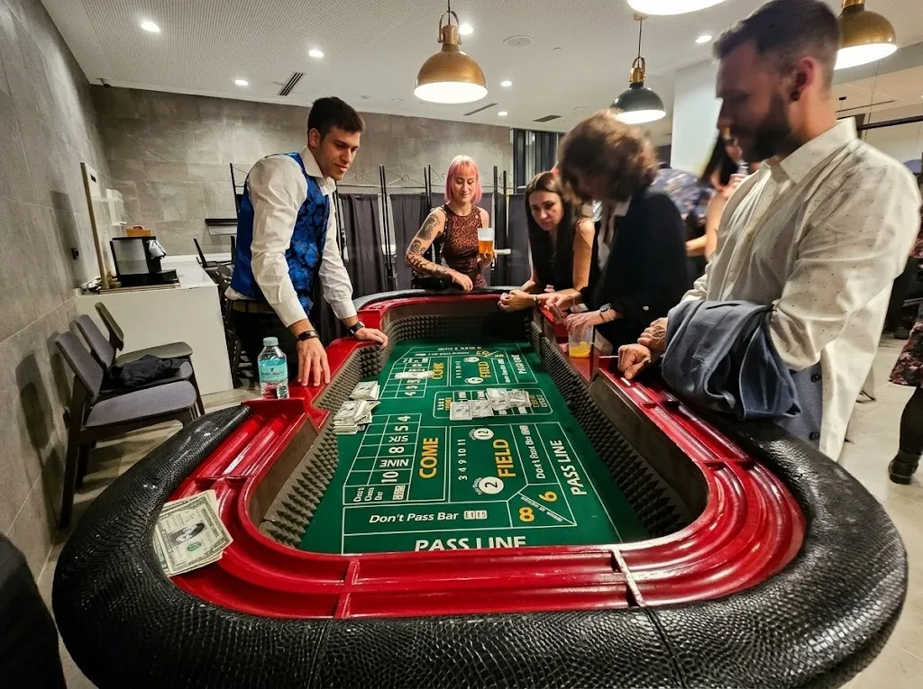 Mesa de dados (craps) para ferias y eventos