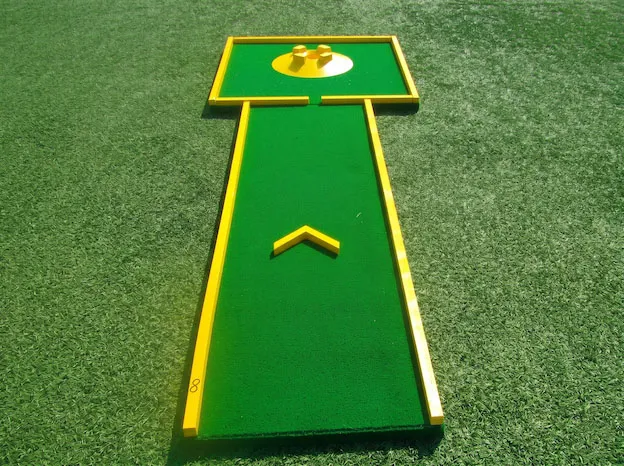 Minigolf per a esdeveniments per a fires i esdeveniments