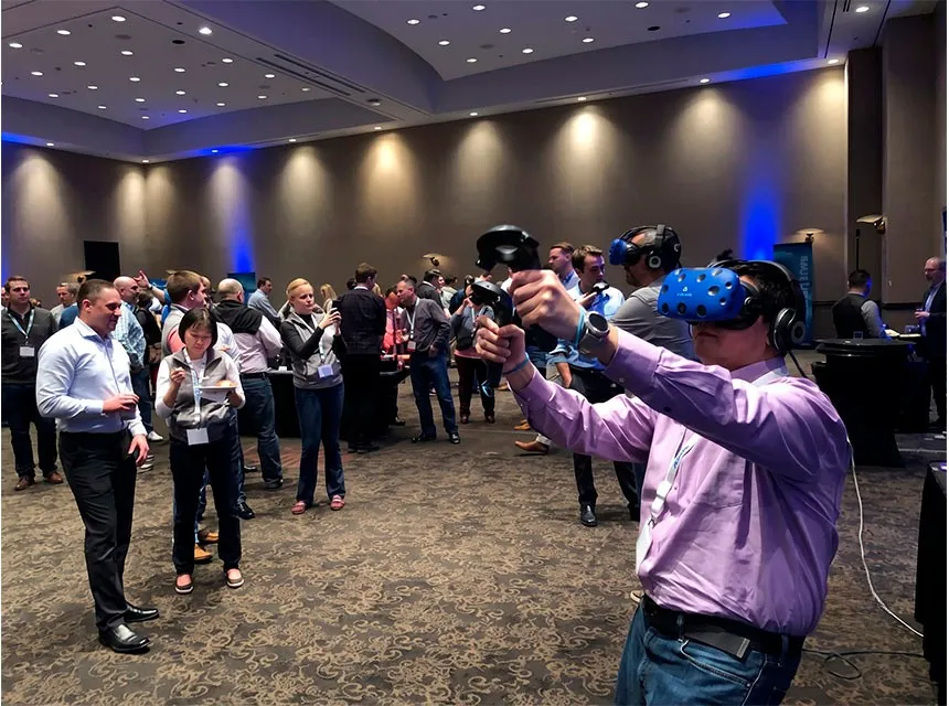 Virtual reality for events at an event (2)